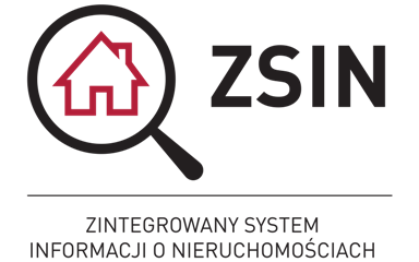 Logotyp projektu ZSIN przedsatwia po klewej stronie oraz skrót nazyw projektu pisany czarną czcionką, wielkie litery po prawej